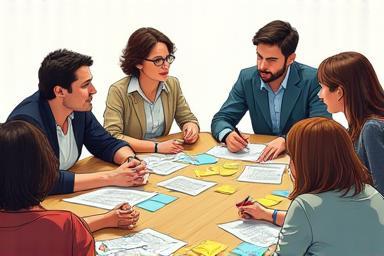Group collaboration in a workshop setting